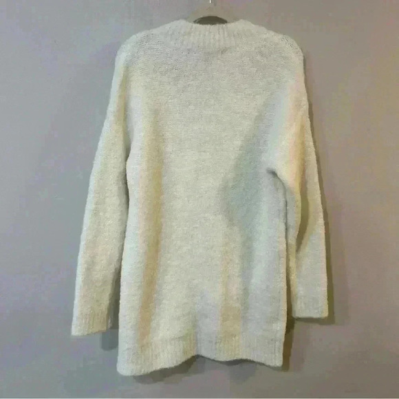 NWT English Factory White Ivory Crewneck Sweater Mini Dress Women’s Size Medium - Picture 4 of 5